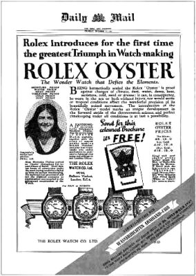Rolex Oyster Perpetual vintage poster