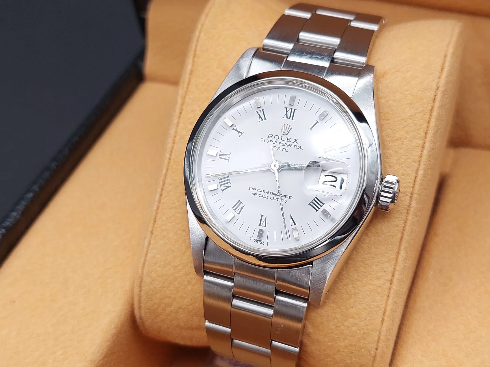 Rolex Oyster Perpetual Date 1500 1978 (Watch only) – Image 2