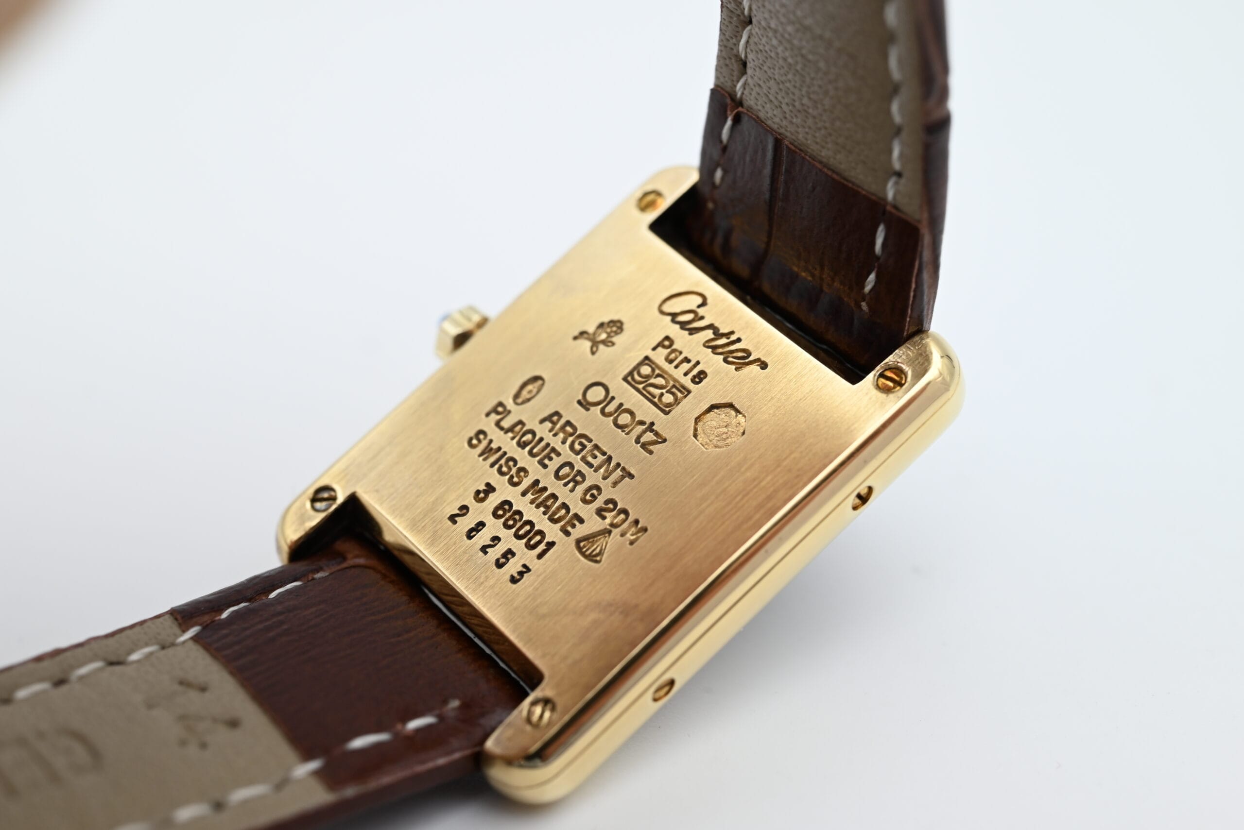 Cartier Tank Ref. 366001 Year 1990s (Box) - Afbeelding 7