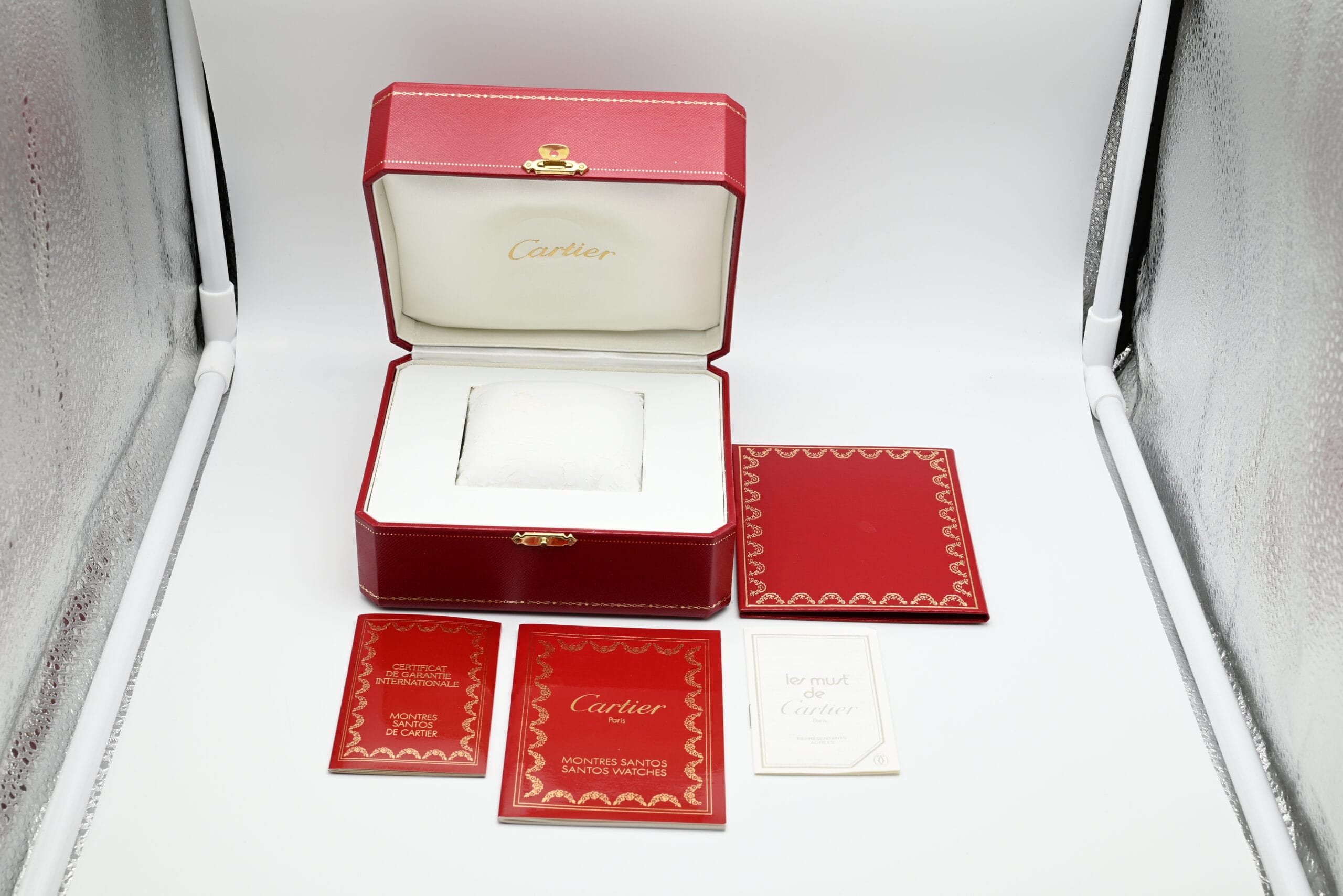 Cartier Santos Ref. 187901 Year 1992 (Full Set) – Image 2