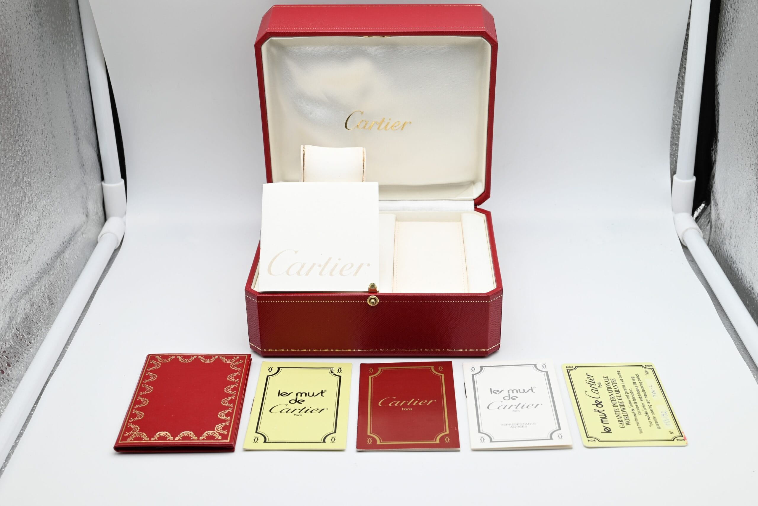 Cartier Tank Vermeil Year 1992 (Box & Papers) - Image 2