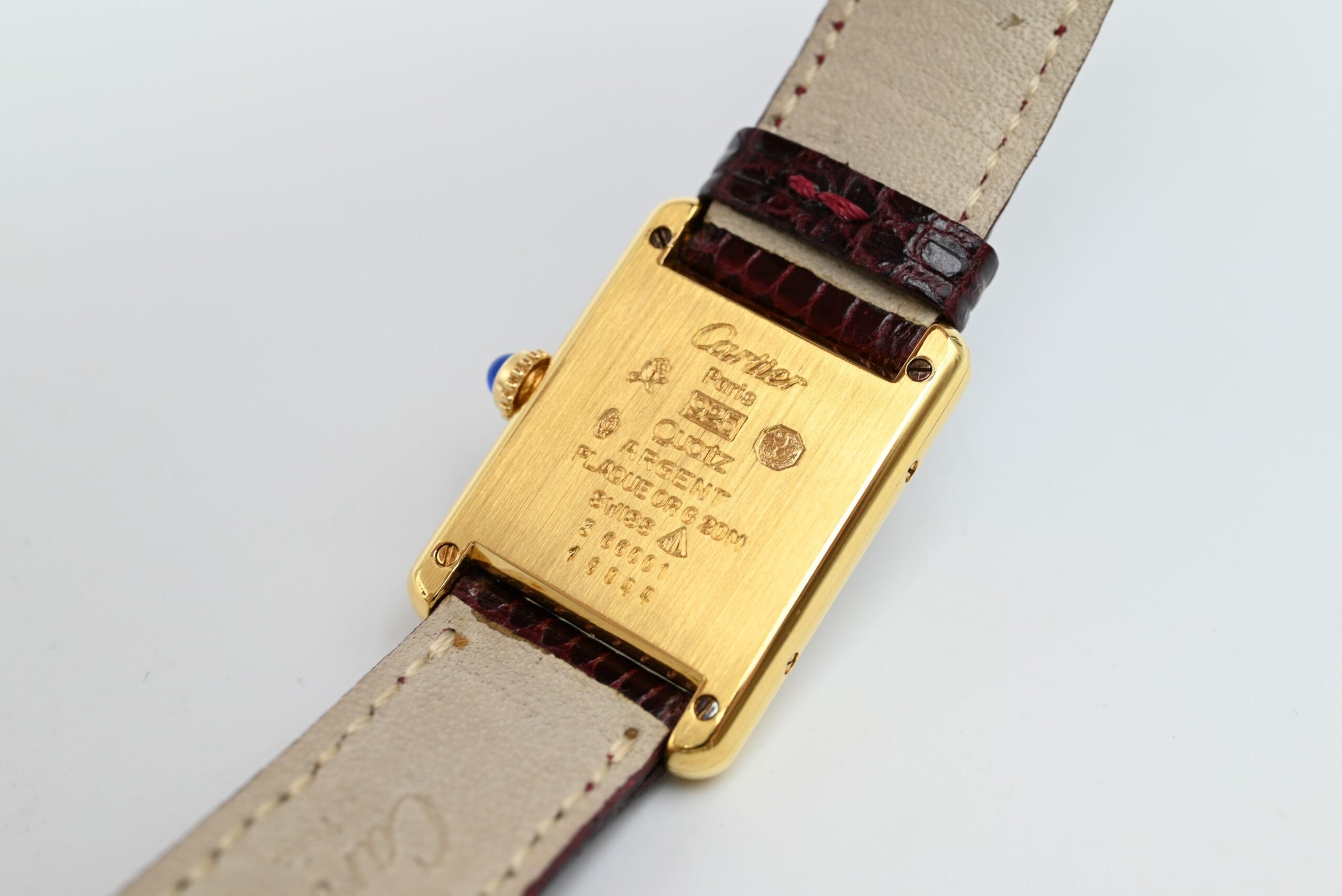 Cartier Tank Ref. 366001 Year 1990s (Box) - Afbeelding 7