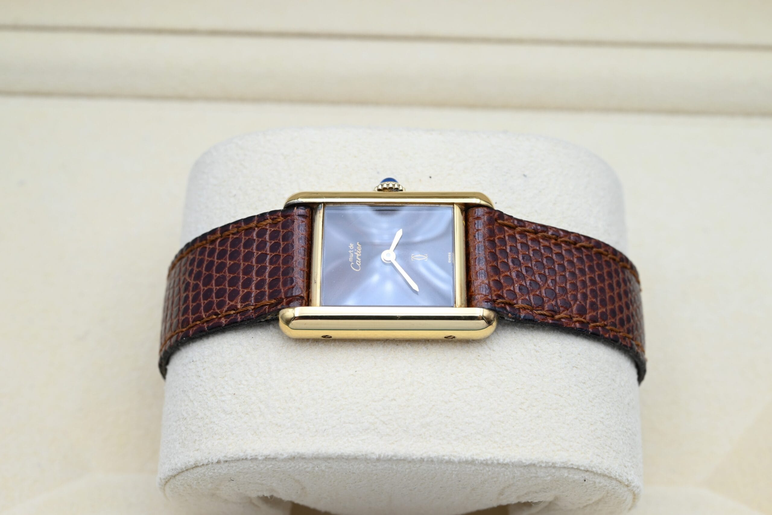 Cartier Tank Vermeil Year 1992 (Box & Papers) - Image 3