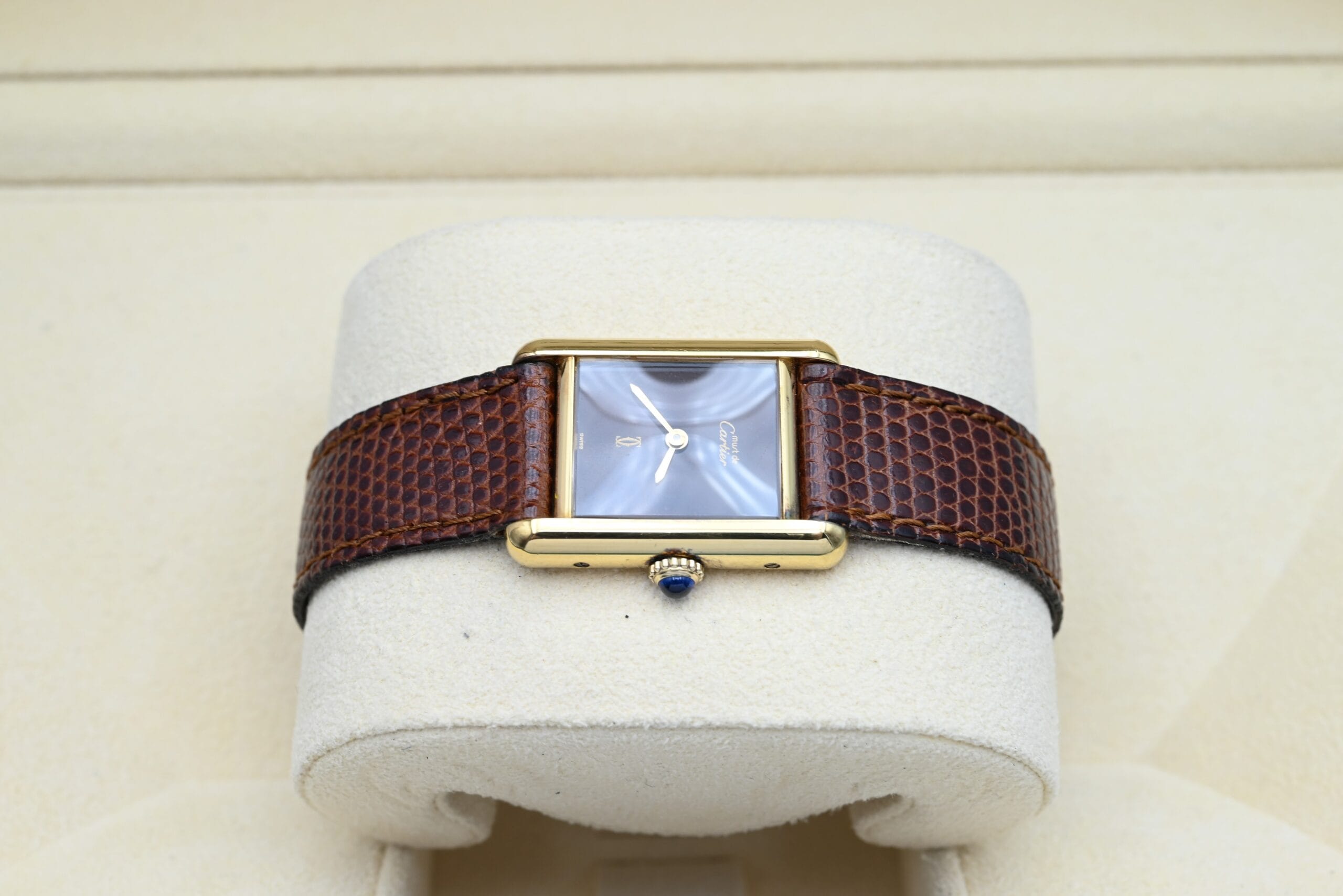 Cartier Tank Vermeil Year 1992 (Box & Papers) - Image 4