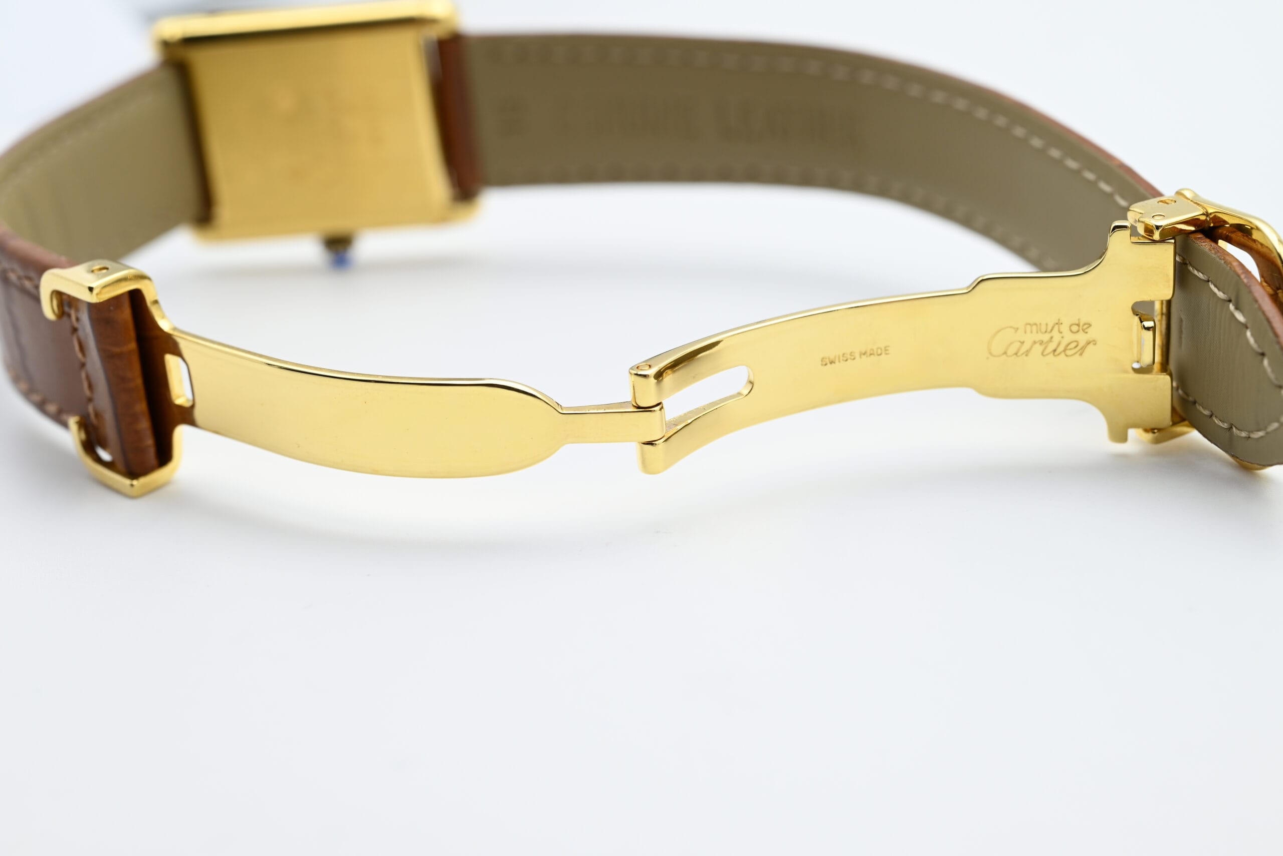 Cartier Tank Vermeil Year 1990s (Box) - Image 7