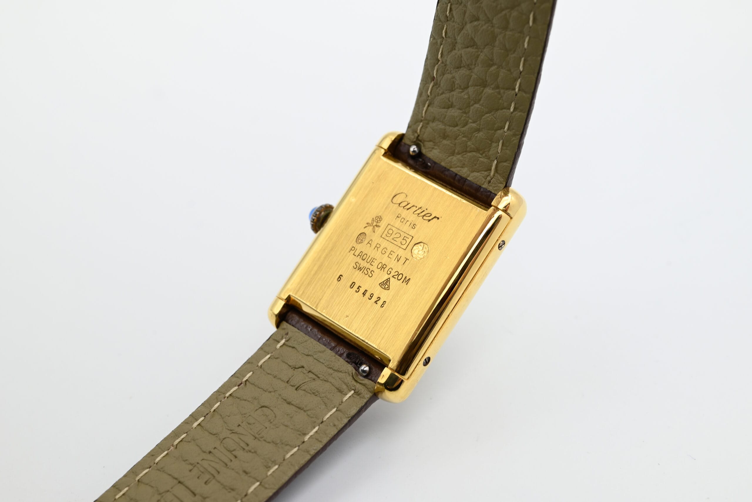 Cartier Tank Vermeil Year 1990s (Box) - Image 6