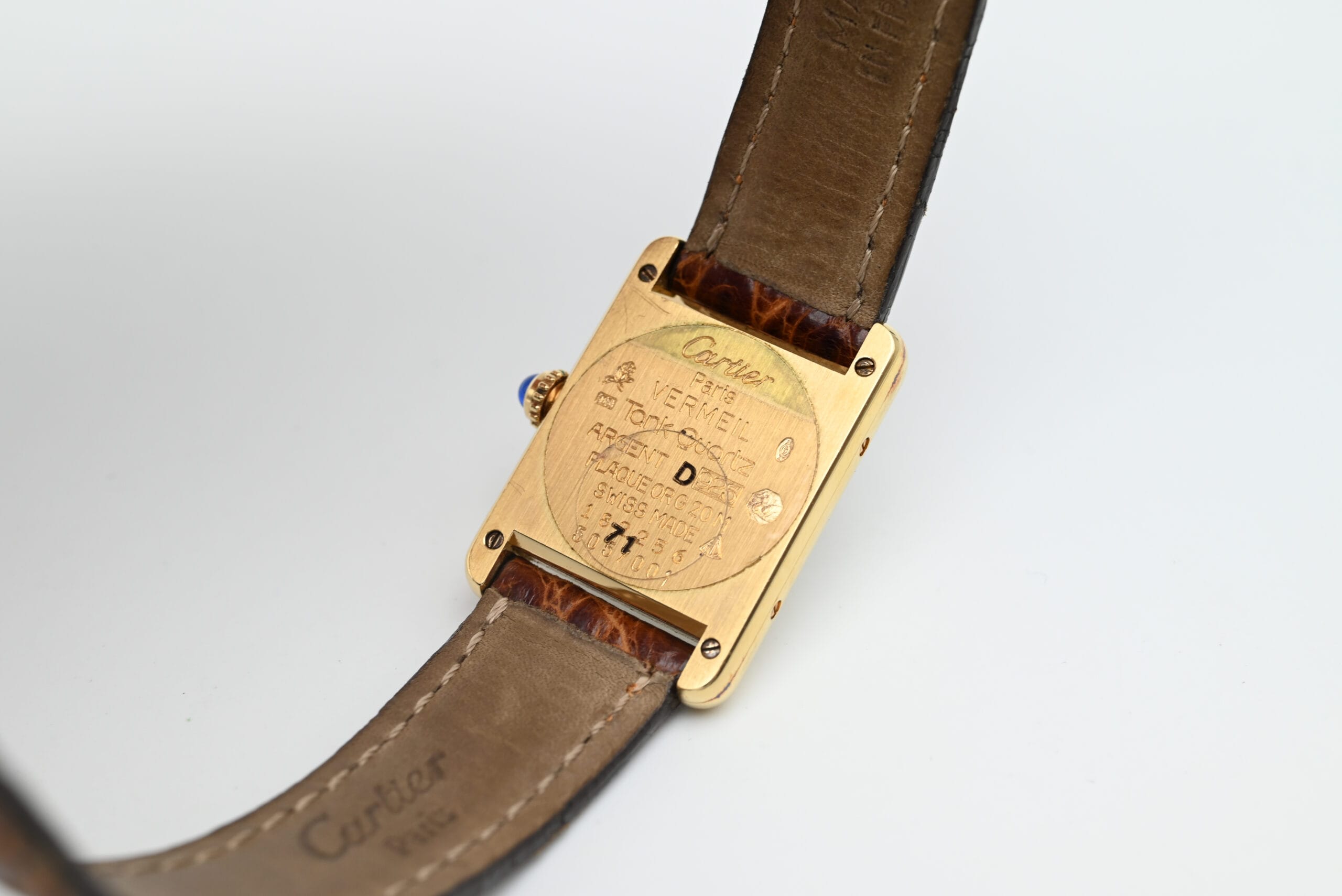 Cartier Tank Ref. 5057001 Year 1989 (Box & Papers) – Image 7