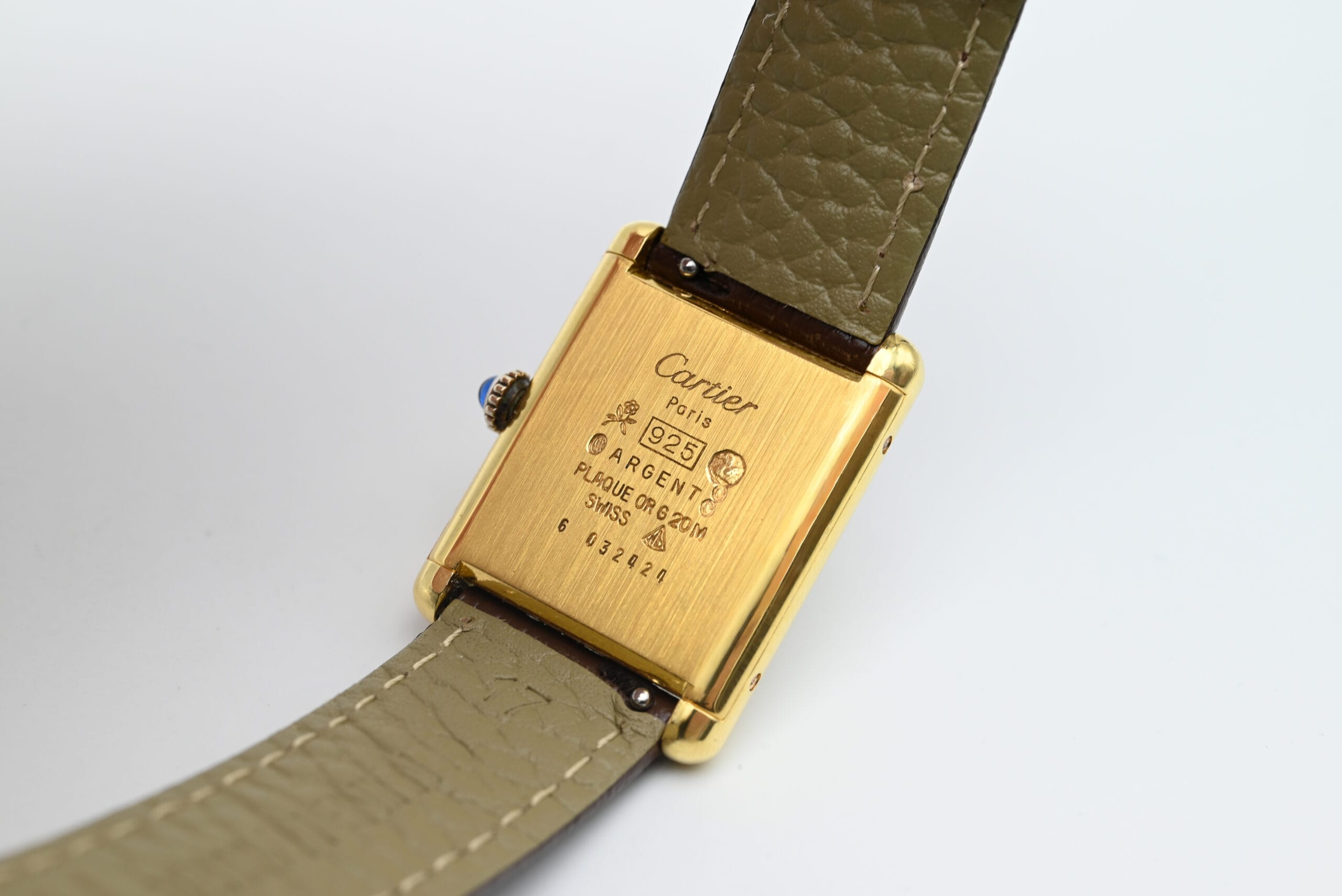 Cartier Tank Vermeil Year 1990s (Box) – Image 7