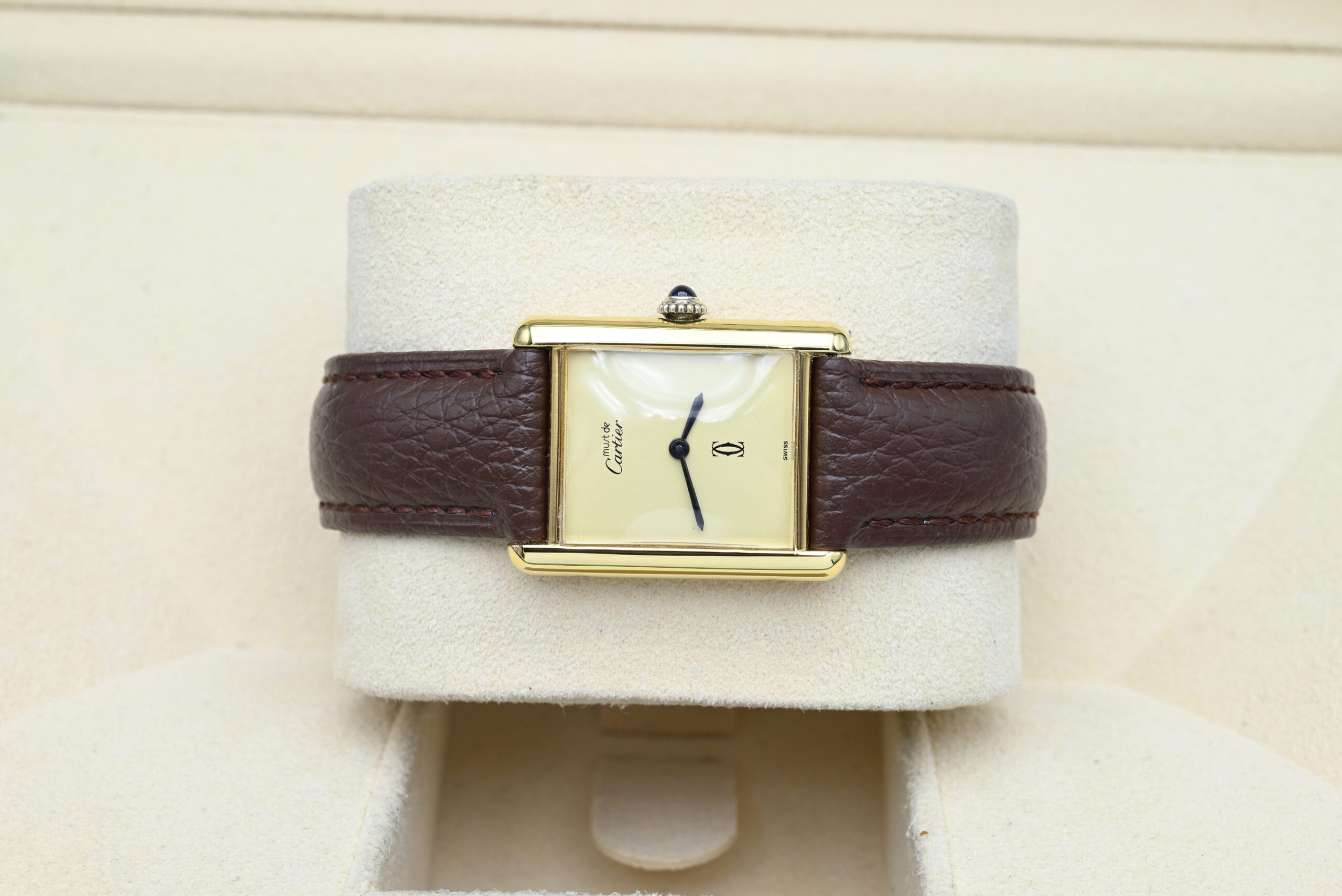 Cartier Tank Vermeil Year 1990s (Box) – Image 5